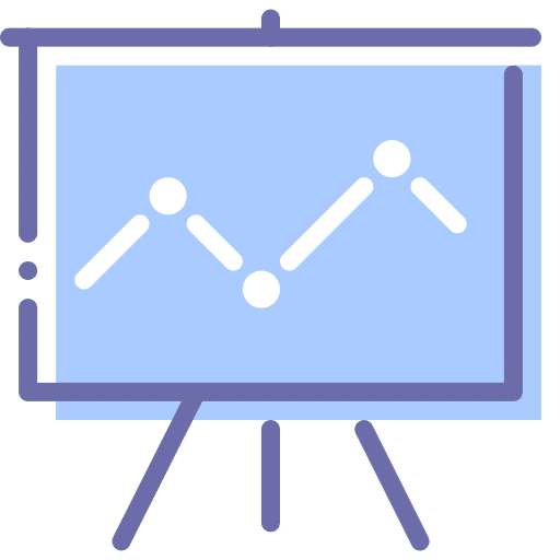 5293104 analytics presentation speech statistics icon